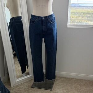 Carmar Dark Blue Straight-Leg Jeans